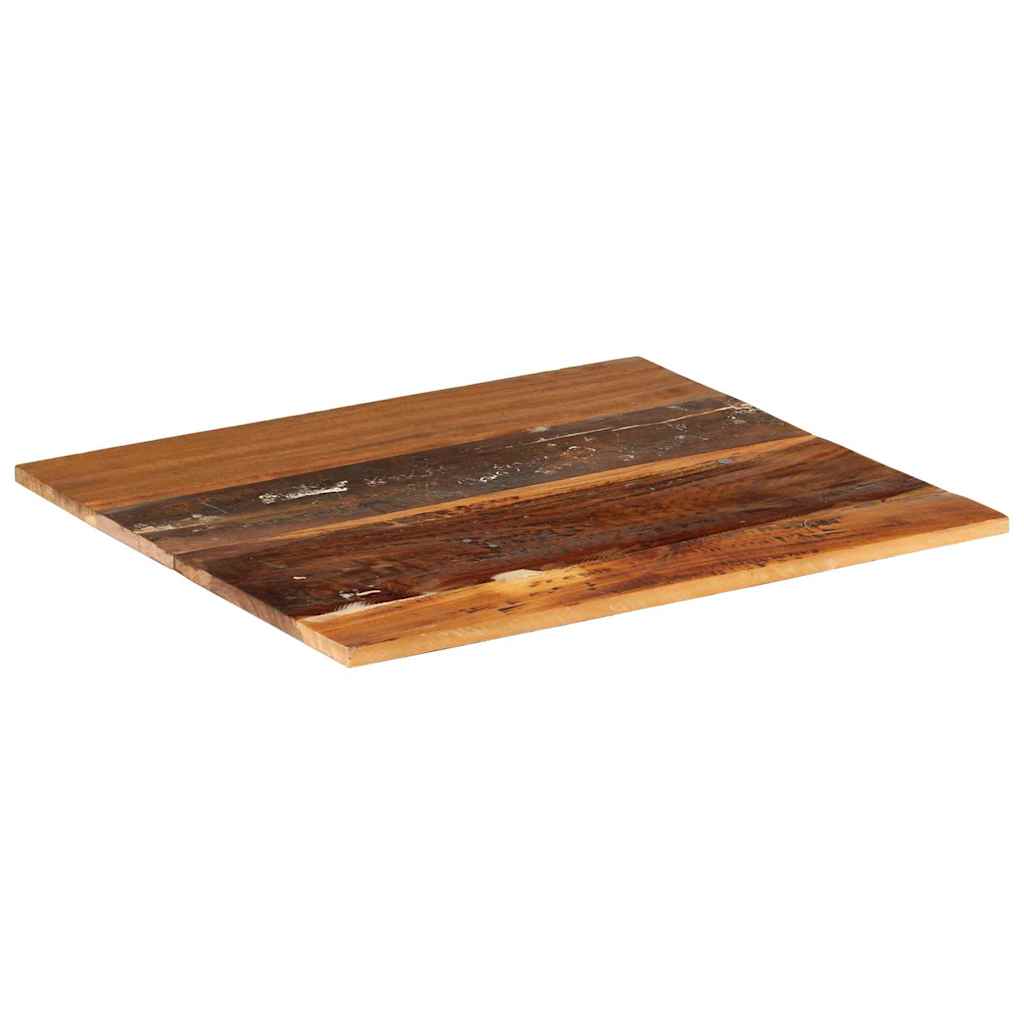 vidaXL Tischplatte Rechteckig 60x70 cm 15-16 mm Altholz Massiv