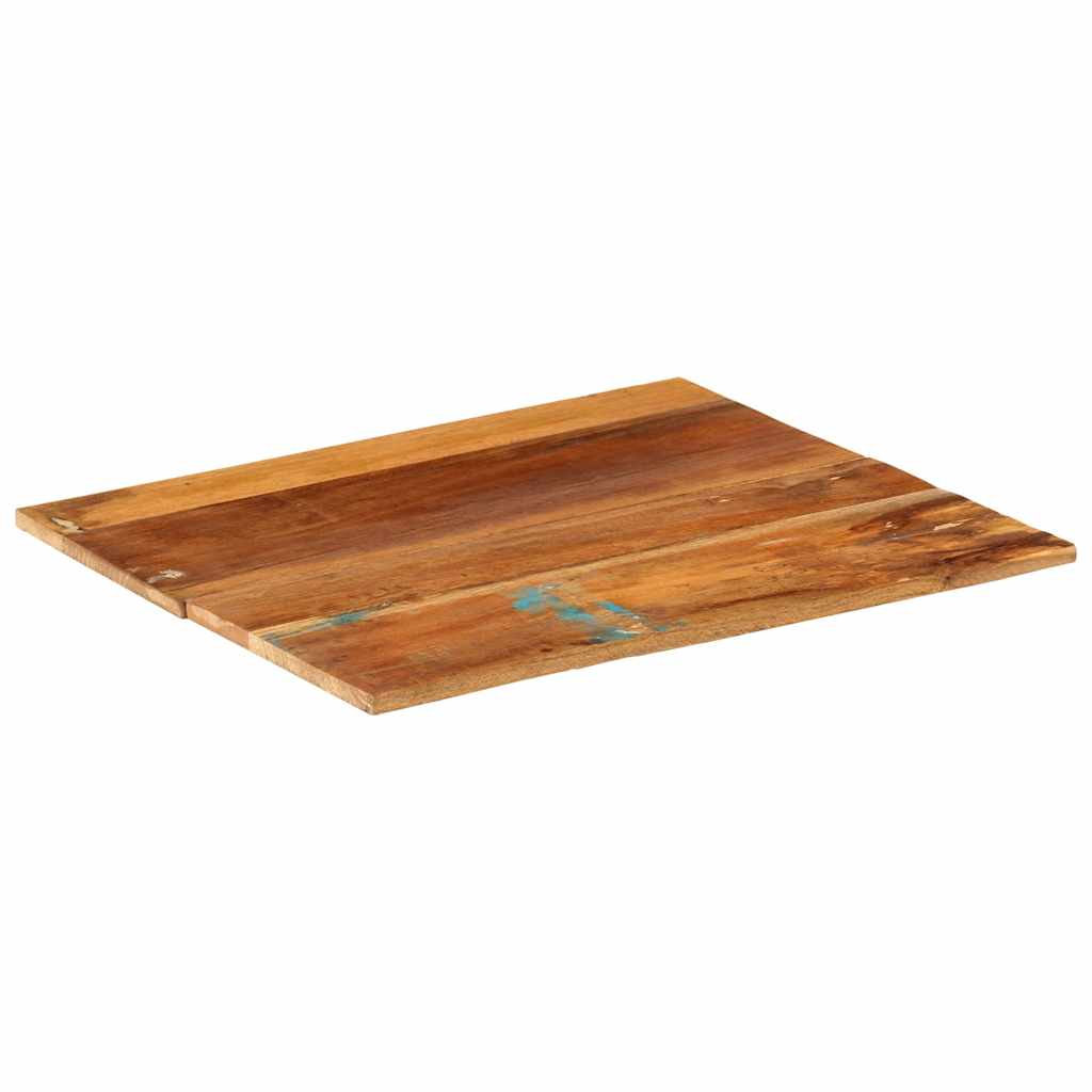 vidaXL Tischplatte Rechteckig 60x70 cm 15-16 mm Altholz Massiv