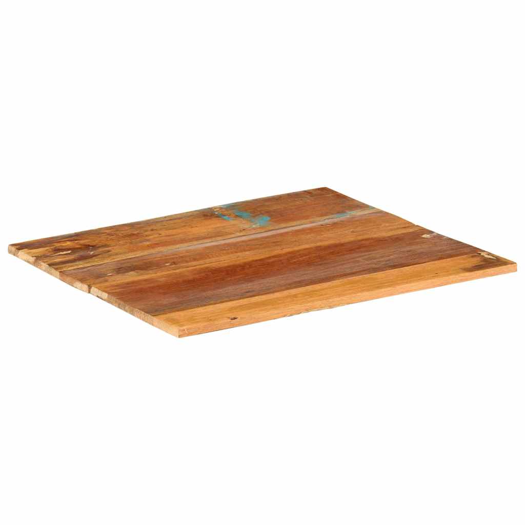 vidaXL Tischplatte Rechteckig 60x70 cm 15-16 mm Altholz Massiv