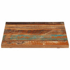 vidaXL Tischplatte Quadratisch 60x60 cm 25-27 mm Altholz Massiv