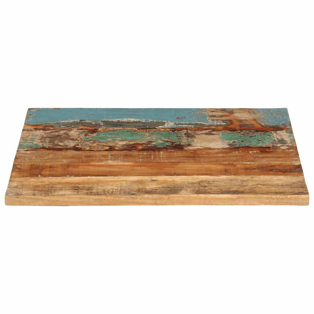 vidaXL Tischplatte Rechteckig 60x70 cm 25-27 mm Altholz Massiv