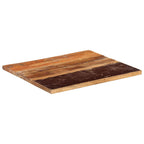 vidaXL Tischplatte Rechteckig 60x70 cm 25-27 mm Altholz Massiv