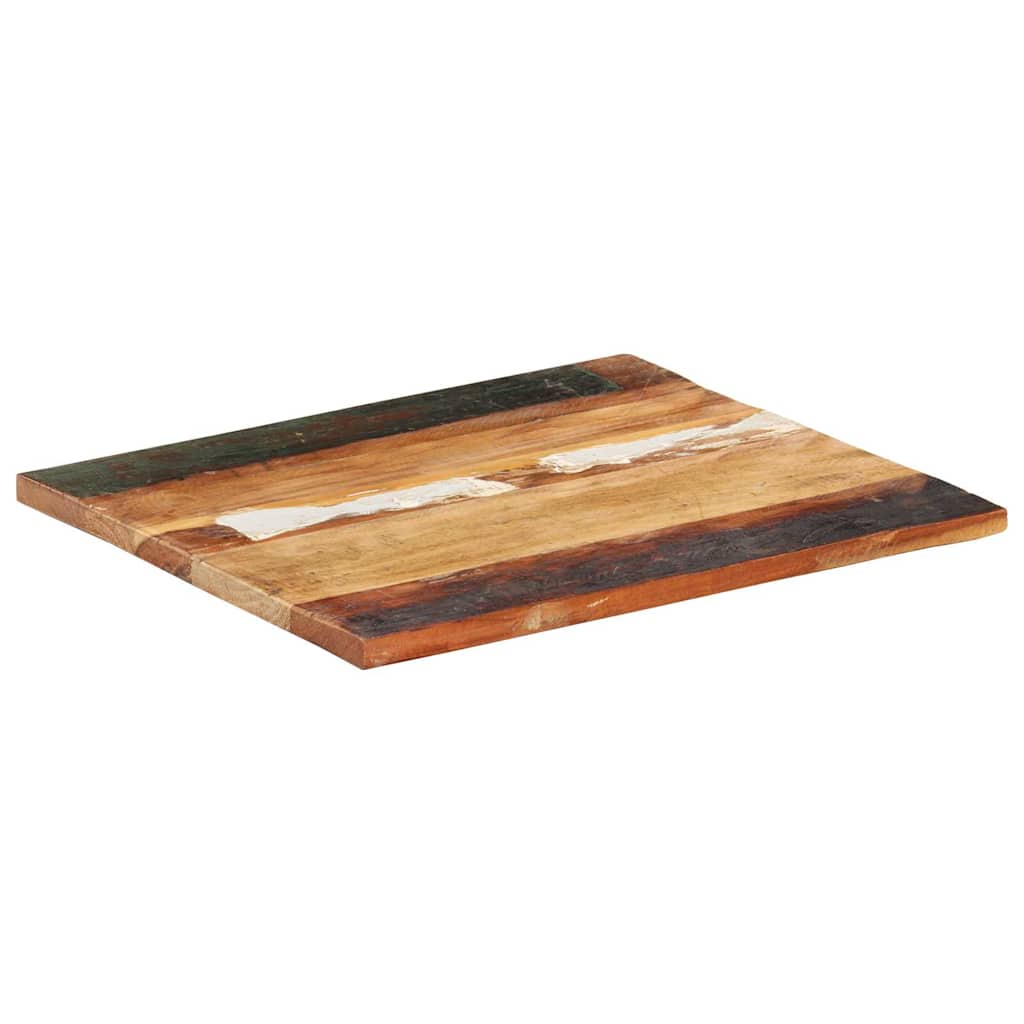 vidaXL Tischplatte Rechteckig 60x70 cm 25-27 mm Altholz Massiv