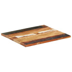 vidaXL Tischplatte Rechteckig 60x70 cm 25-27 mm Altholz Massiv