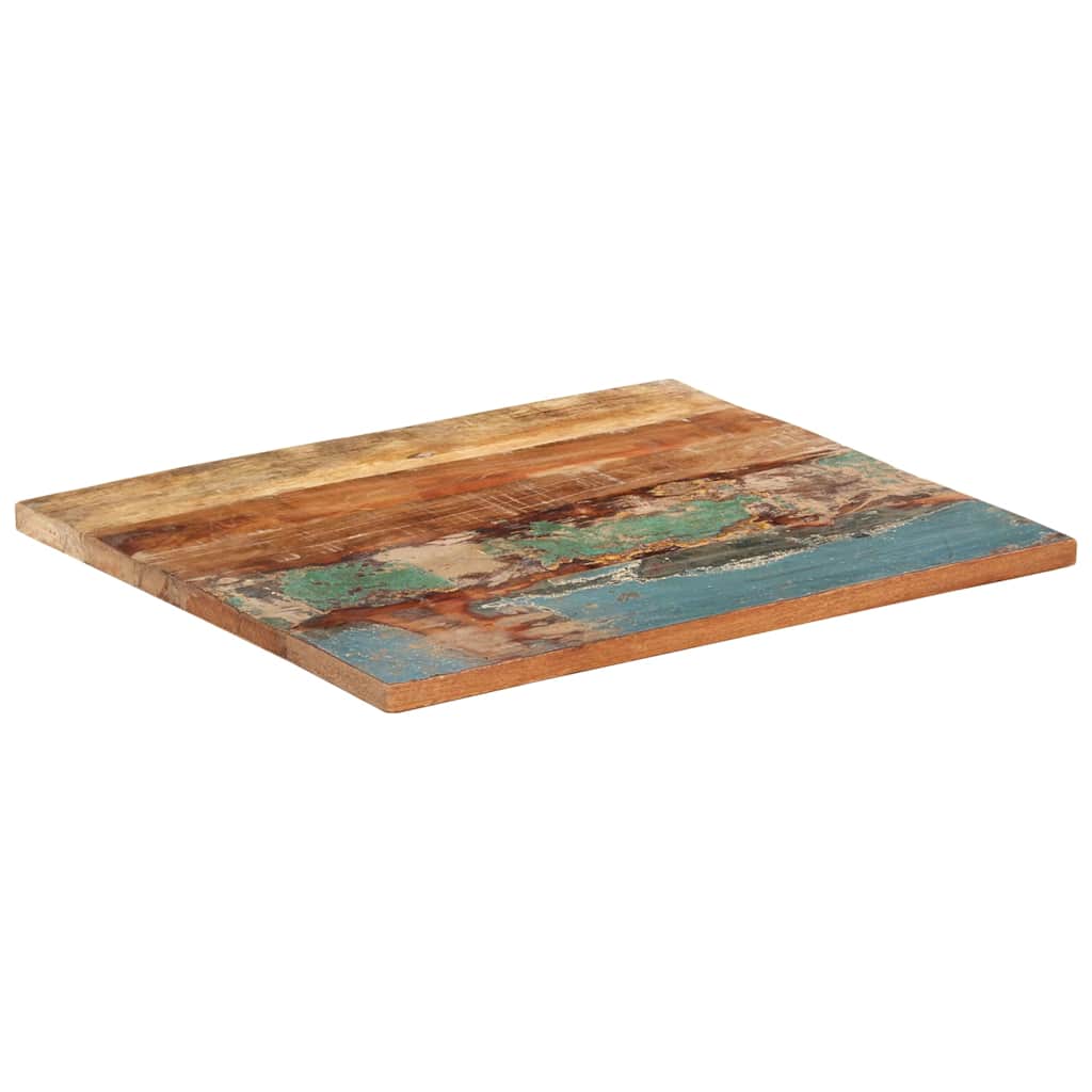 vidaXL Tischplatte Rechteckig 60x70 cm 25-27 mm Altholz Massiv