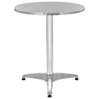 vidaXL 5-tlg. Garten-Essgruppe Aluminium Silbern