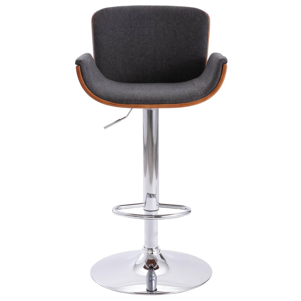 vidaXL Barhocker Grau Stoff