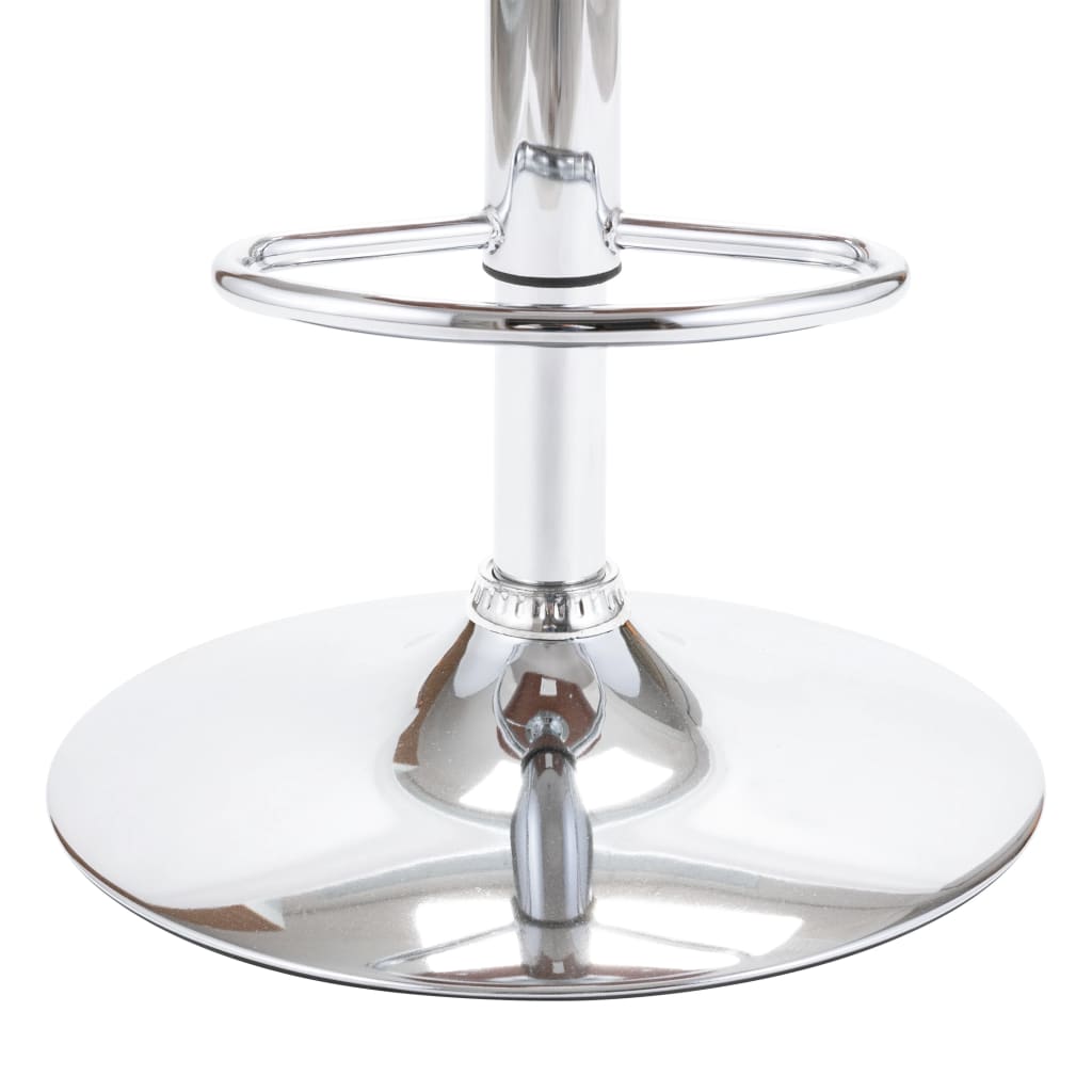 vidaXL Barhocker Sperrholz und Taupe Stoff