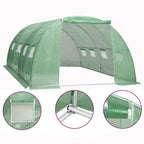 vidaXL Gewächshaus 16 m² 4x4x2 m