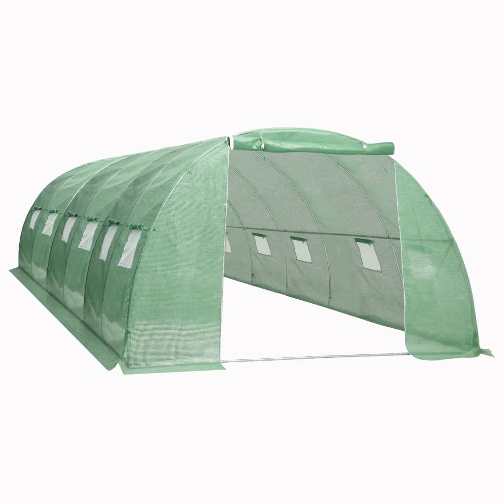 vidaXL Gewächshaus 24 m² 6x4x2 m