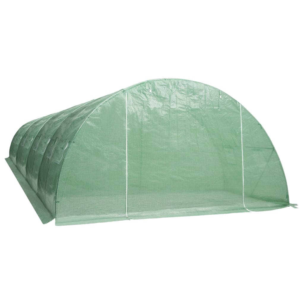vidaXL Gewächshaus 32 m² 8x4x2 m