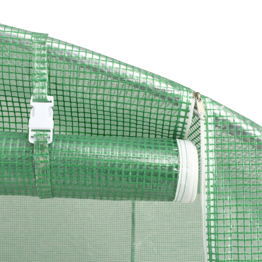 vidaXL Gewächshaus 32 m² 8x4x2 m