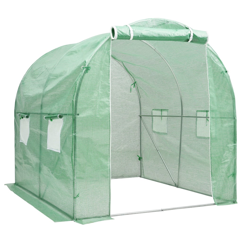 vidaXL Gewächshaus 4 m² 2x2x2 m