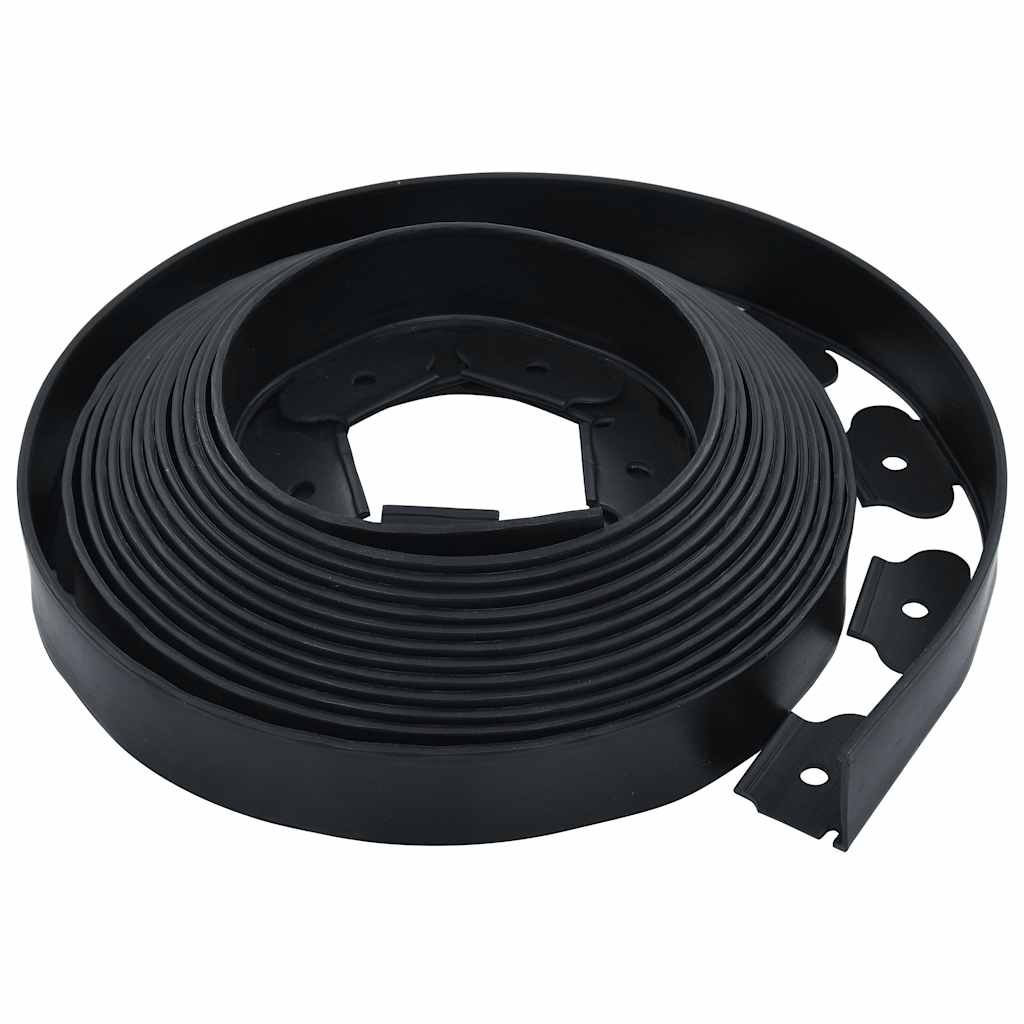 vidaXL Flexible Rasenkante mit 30 Nägeln 10 m 5 cm