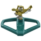 vidaXL Rotierender Sprinkler Grün 21×22×13 cm Metall