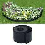 vidaXL Rasenkante Schwarz 10 m 15 cm PE