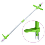 vidaXL Unkrautstecher 100 cm Aluminium