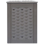 vidaXL Gartenkomposter 3 Stk. Braun 60x60x83cm 900 L Kunststoff Rattan