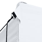 vidaXL Partyzelt Faltbar mit 3 Seitenteilen 291x413x315 cm Weiß