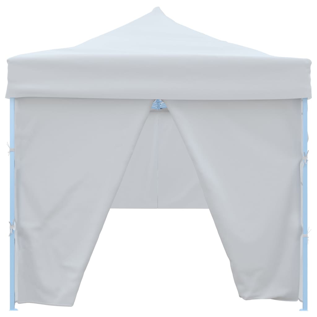 vidaXL Pop-Up Partyzelt Faltbar mit 8 Seitenwänden 3x9 m Weiß