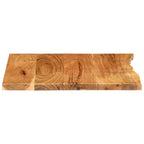 vidaXL Badezimmer-Waschtischplatte Massivholz Akazie 58x52x2,5 cm