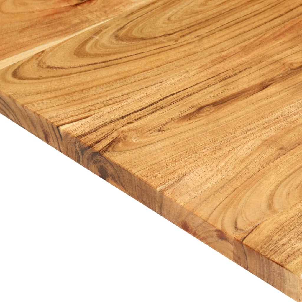 vidaXL Badezimmer-Waschtischplatte Massivholz Akazie 58x52x2,5 cm