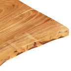 vidaXL Badezimmer-Waschtischplatte Massivholz Akazie 58x52x2,5 cm