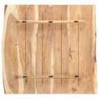 vidaXL Tischplatte Massivholz Akazie 58x(50-60)x3,8 cm