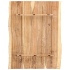 vidaXL Tischplatte Massivholz Akazie 80x(50-60)x3,8 cm