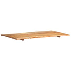 vidaXL Tischplatte Massivholz Akazie 100x(50-60)x2,5 cm