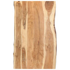 vidaXL Tischplatte Massivholz Akazie 100x(50-60)x3,8 cm