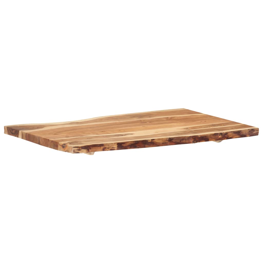 vidaXL Tischplatte Massivholz Akazie 100x(50-60)x3,8 cm