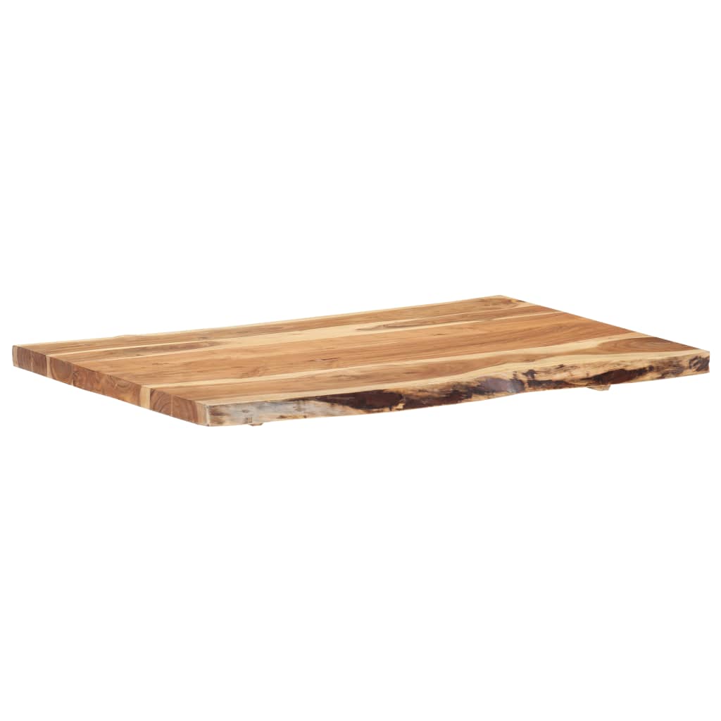 vidaXL Tischplatte Massivholz Akazie 100x(50-60)x3,8 cm