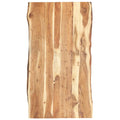 vidaXL Tischplatte Massivholz Akazie 118x(50-60)x3,8 cm