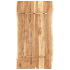 vidaXL Tischplatte Massivholz Akazie 118x(50-60)x3,8 cm
