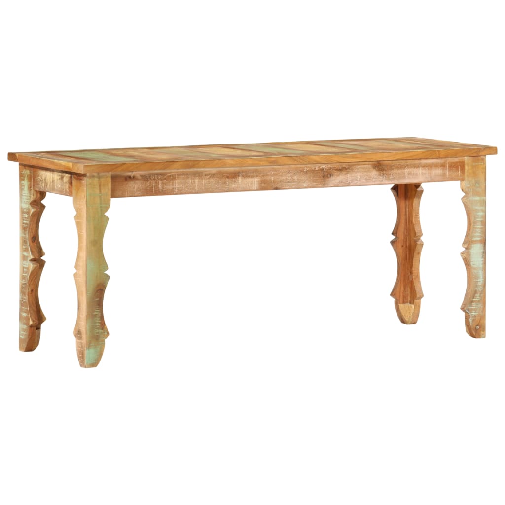 vidaXL Bank 110x35x45 cm Altholz Massiv
