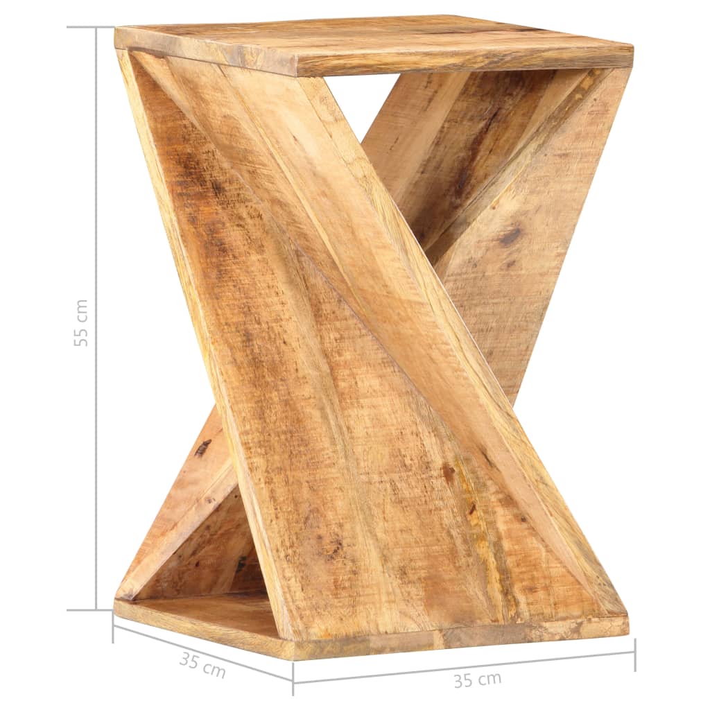 vidaXL Beistelltisch 35x35x55 cm Massivholz Mango