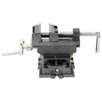vidaXL Schraubstock Kreuztisch Handbetrieben 70 mm