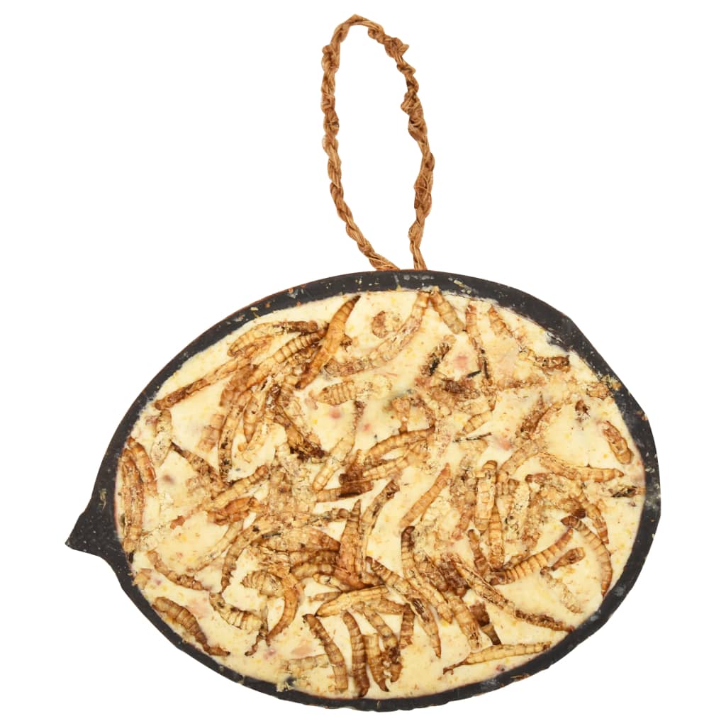 vidaXL Vogelfutter Gefüllte Kokosnusshälften 10 Stk. 290 g