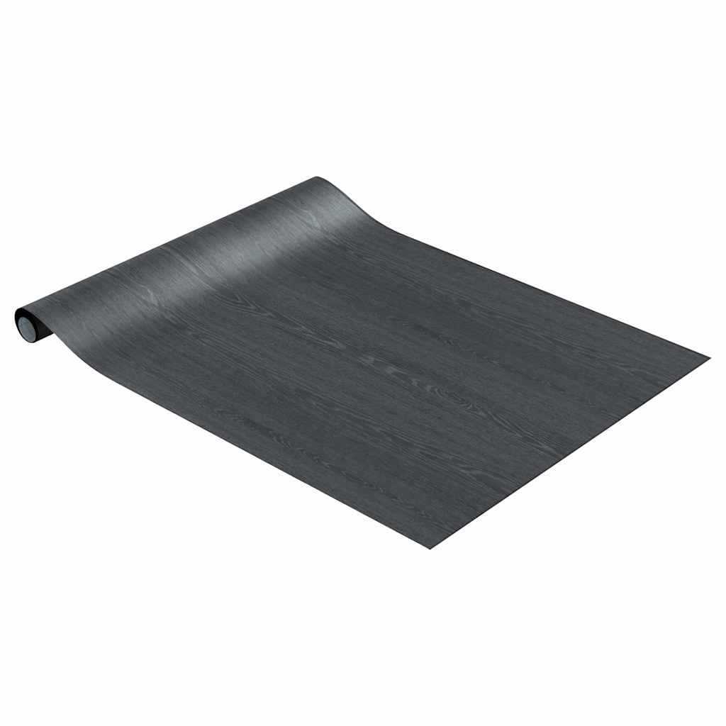 vidaXL Möbelfolie Selbstklebend Dunkles Holz 500x90 cm PVC