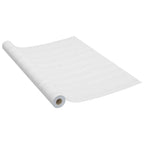 vidaXL Selbstklebende Möbelfolie Weißes Holz 500 x 90 cm PVC