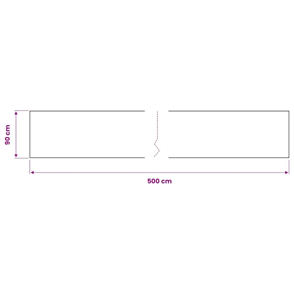vidaXL Selbstklebende Möbelfolie Weiß 500 x 90 cm PVC