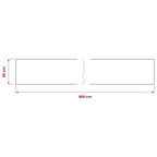 vidaXL Selbstklebende Möbelfolie Weiß 500 x 90 cm PVC