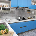 vidaXL Selbstklebende Möbelfolie Azurblau 500 x 90 cm PVC