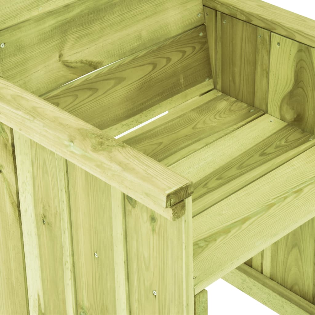 vidaXL Gartenstuhl Imprägniertes Kiefernholz