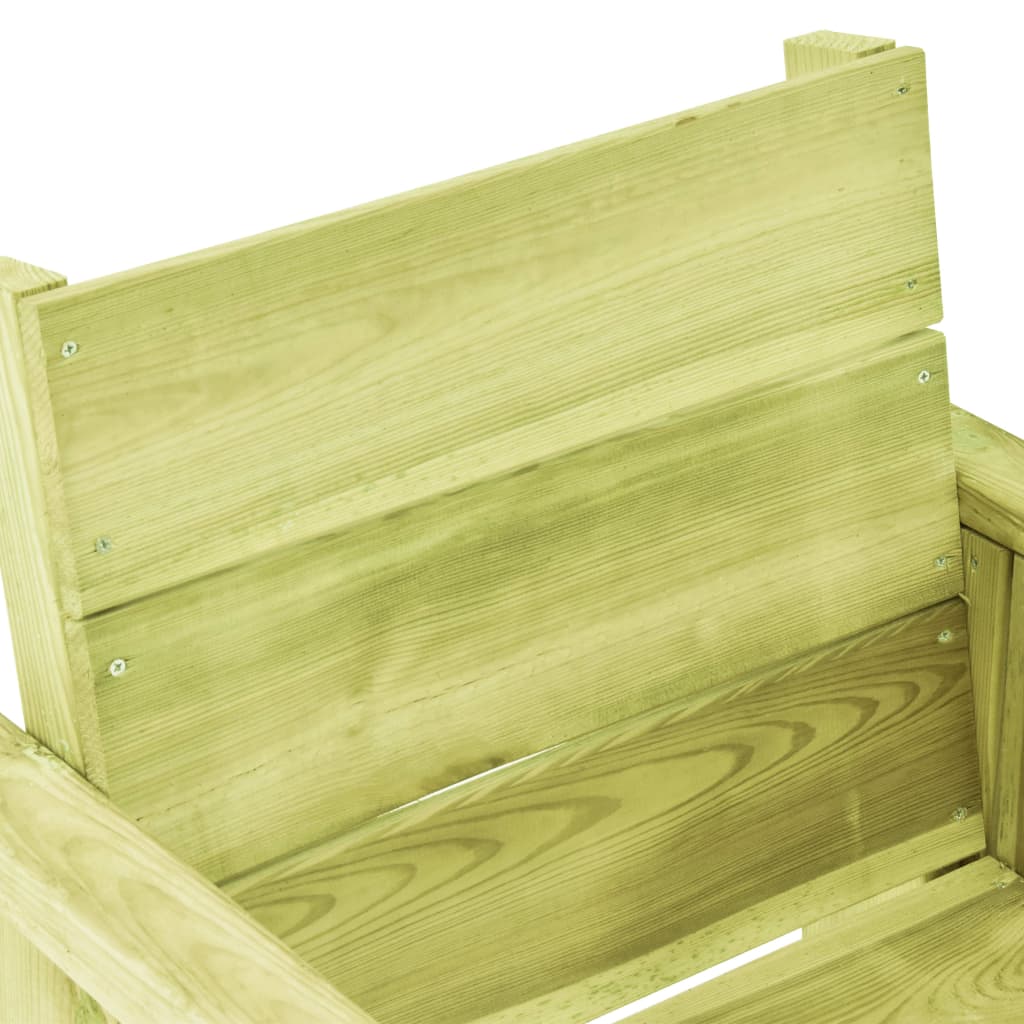 vidaXL Gartenstuhl Imprägniertes Kiefernholz