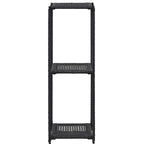 vidaXL Regal Schwarz 30x30x90 cm Poly Rattan