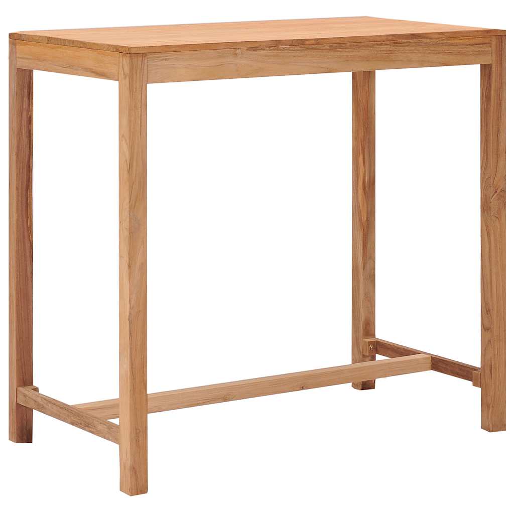 vidaXL Outdoor-Bartisch Massivholz Teak