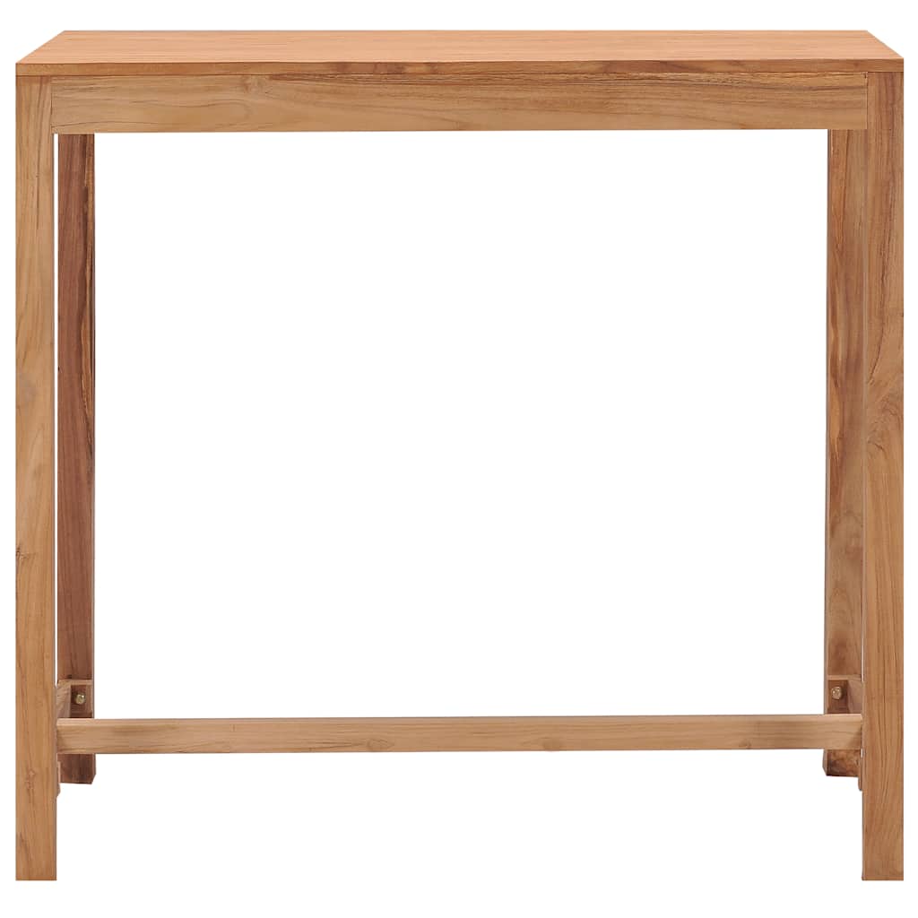 vidaXL Outdoor-Bartisch Massivholz Teak
