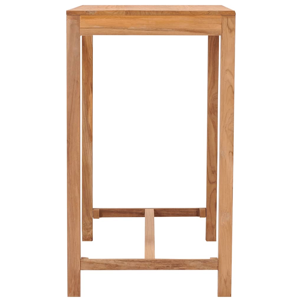 vidaXL Outdoor-Bartisch Massivholz Teak